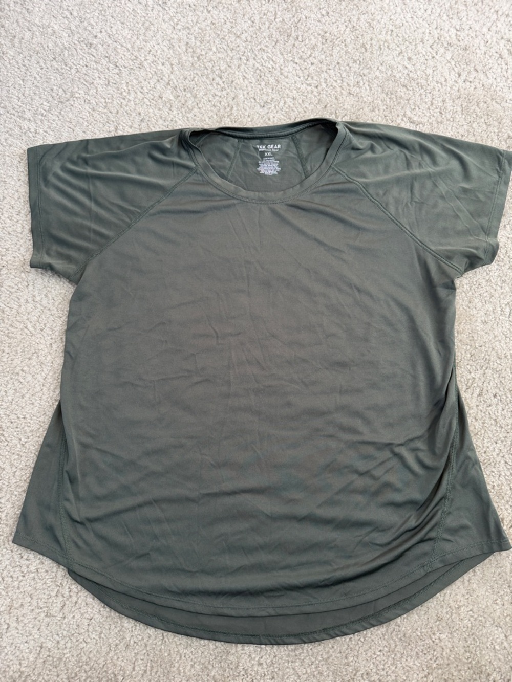 tek gear Women’s Olive Crew Neck Performance Tee